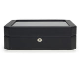 WOLF Windsor 15 Piece Watch Box Black 4585029