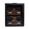 WOLF Heritage Macassar 4 Piece Watch Winder Black 459156