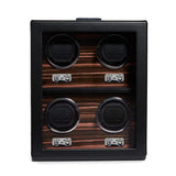 WOLF Heritage Macassar 4 Piece Watch Winder Black 459156
