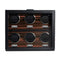 WOLF Heritage Macassar 6 Piece Watch Winder Black 459256
