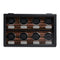 WOLF Heritage Macassar 8 Piece Watch Winder Black 459356