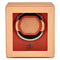 WOLF Cub Single Watch Winder with Cover Seltzer Peach/Orange 461162