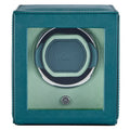 WOLF Cub Single Watch Winder with Cover Seltzer Teal/Mint 461140