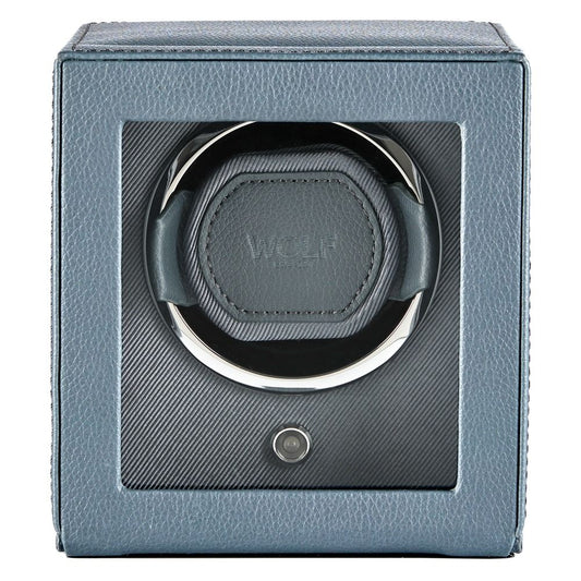 WOLF Cub Single Watch Winder with Cover Future Grey 461165