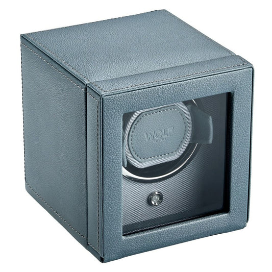 WOLF Cub Single Watch Winder with Cover Future Grey 461165