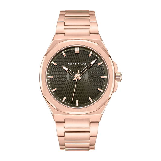 Kenneth Cole New York 41mm Classic Rose Gold Men's Watch KCWGG0047004