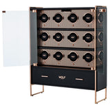 WOLF Axis 12 Piece Watch Winder Cabinet Copper 488616