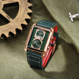 Marvin Malton Rectangular 50mm Green Dial Men's Watch M024.54.91.67