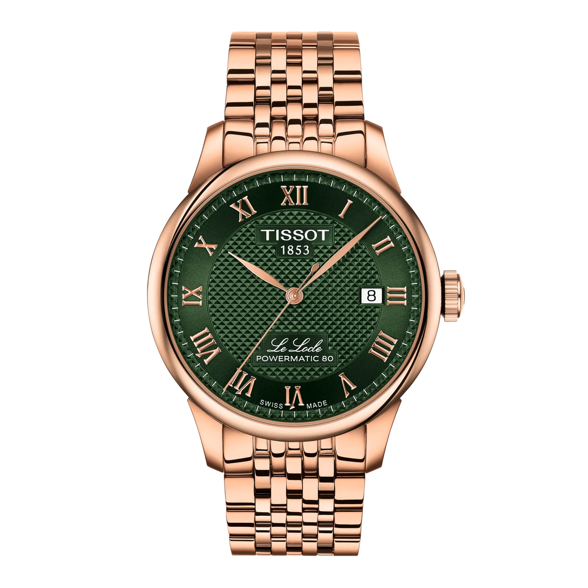 Tissot Le Locle 39.3mm Green Dial Men's Watch T0064073309300