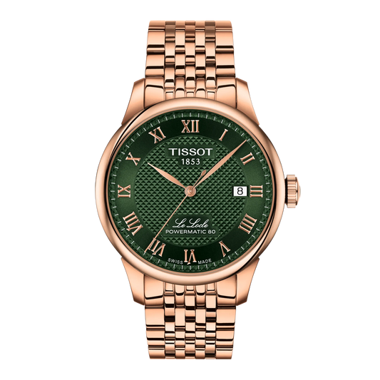 Tissot Le Locle 39.3mm Green Dial Men's Watch T0064073309300