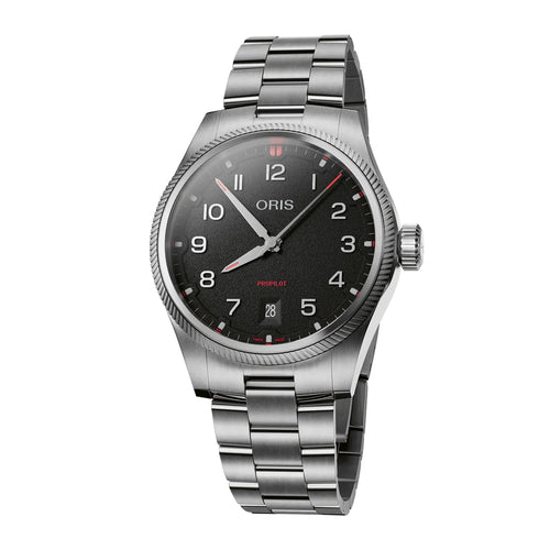 Oris ProPilot Date 41mm Black Dial Men's Watch 01 733 7805 4164-07 8 20 04LC