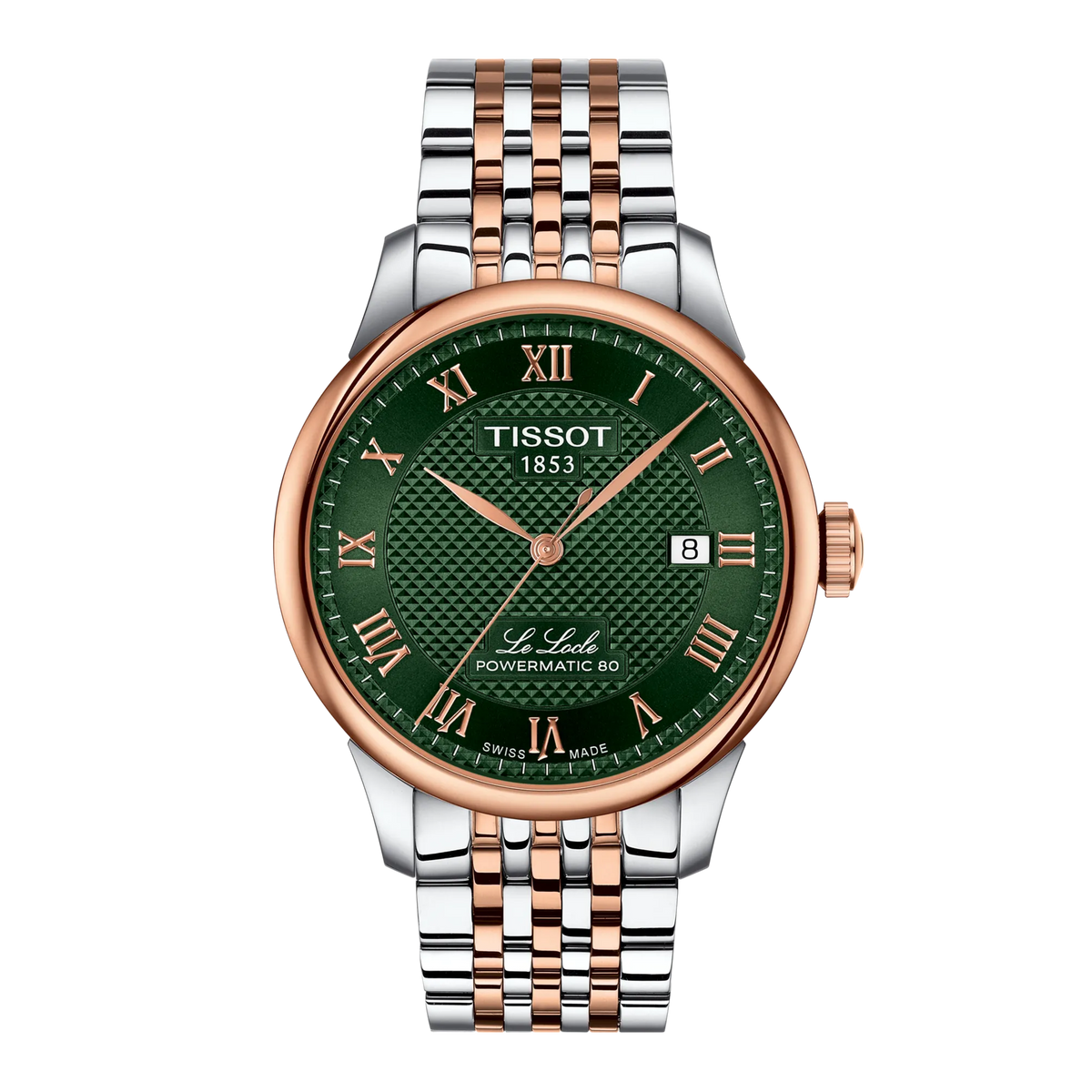 Tissot Le Locle 39.3mm Green Dial Men's Watch T0064072209301