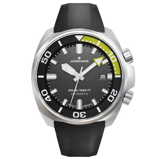 Junghans Aquaris Diver 46.9mm Anthracite Dial Men's Watch 27/4267.44