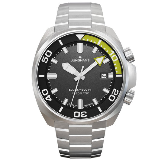 Junghans Aquaris Diver 46.9mm Anthracite Dial Men's Watch 27/4267.44