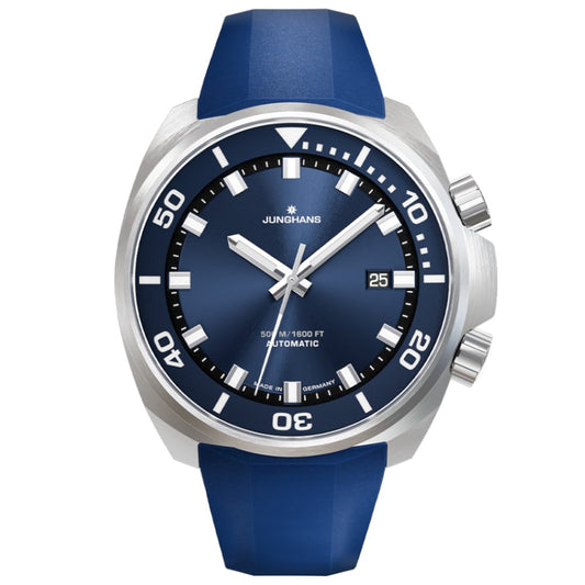 Junghans Aquaris Diver 46.9mm Blue Dial Men's Watch 27/4660.44