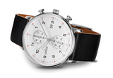 Junghans FORM C 40mm Matt Silver Dial Men's Watch 41/4771.00