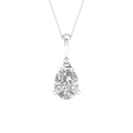1.00 Carat Lab Grown Diamond Pear Solitaire Pendant
