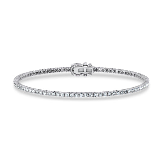 1.00 Carat Lab Grown Diamond Tennis Bracelet