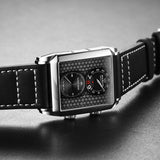 Marvin Malton Rectangular 50mm Black Dial Men's Watch M024.14.41.64