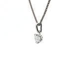 0.50 Carat Lab Grown Diamond Solitaire Pendant