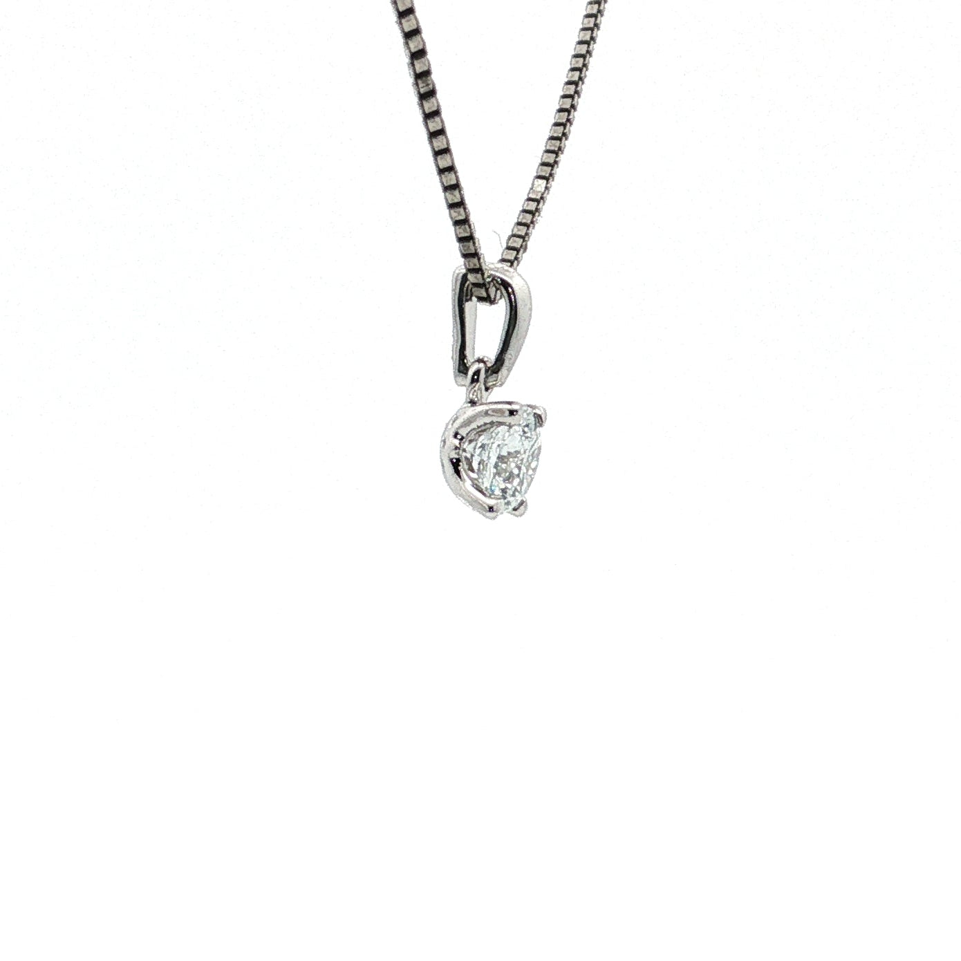 0.50 Carat Lab Grown Diamond Solitaire Pendant
