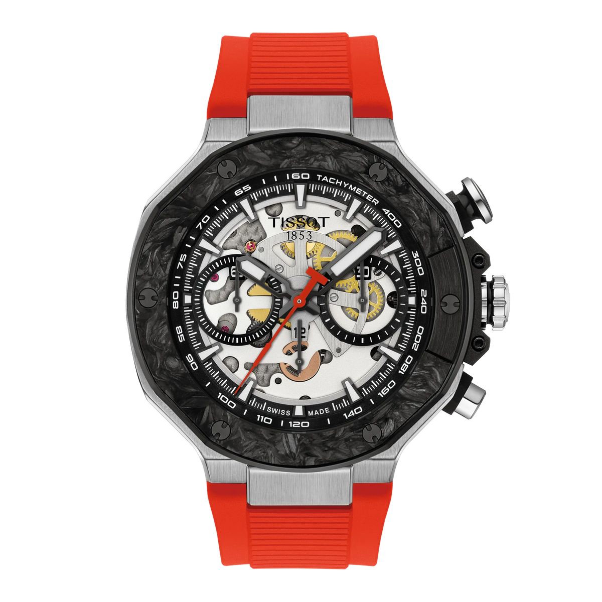 Tissot T-Race MotoGP 2026 45mm Transparent Dial Men's Watch T1414622705100