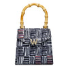 WOLF Evie Small Bag Eclectic Weave Black 735201