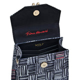 WOLF Evie Small Bag Eclectic Weave Black 735201
