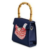 WOLF Evie Small Bag Navy Bird 735217
