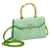 WOLF Evie Large Bag Green Leaves 735341