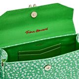 WOLF Evie Large Bag Green Leaves 735341
