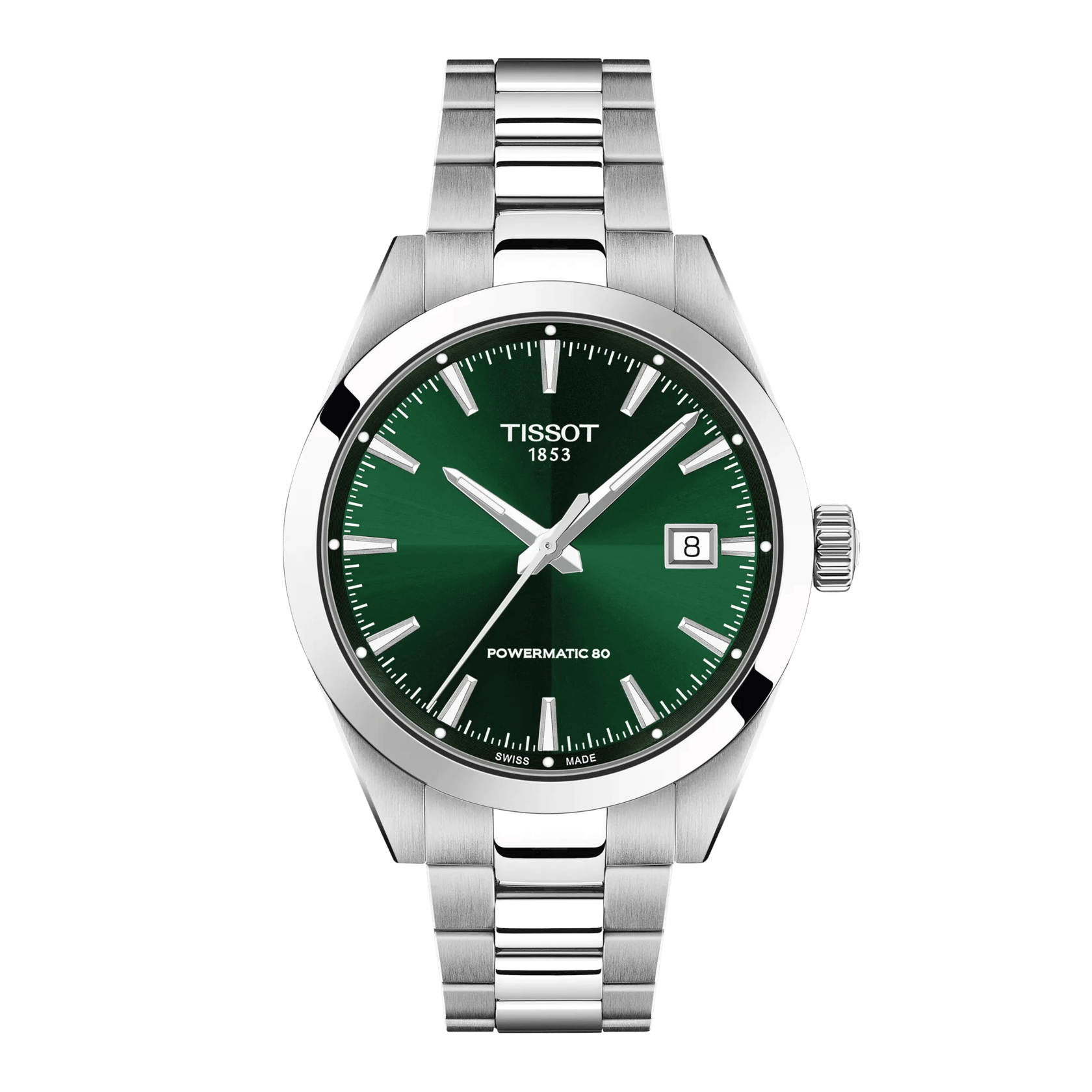 Tissot Gentleman 38mm Green Dial Men's Watch T1658071109100