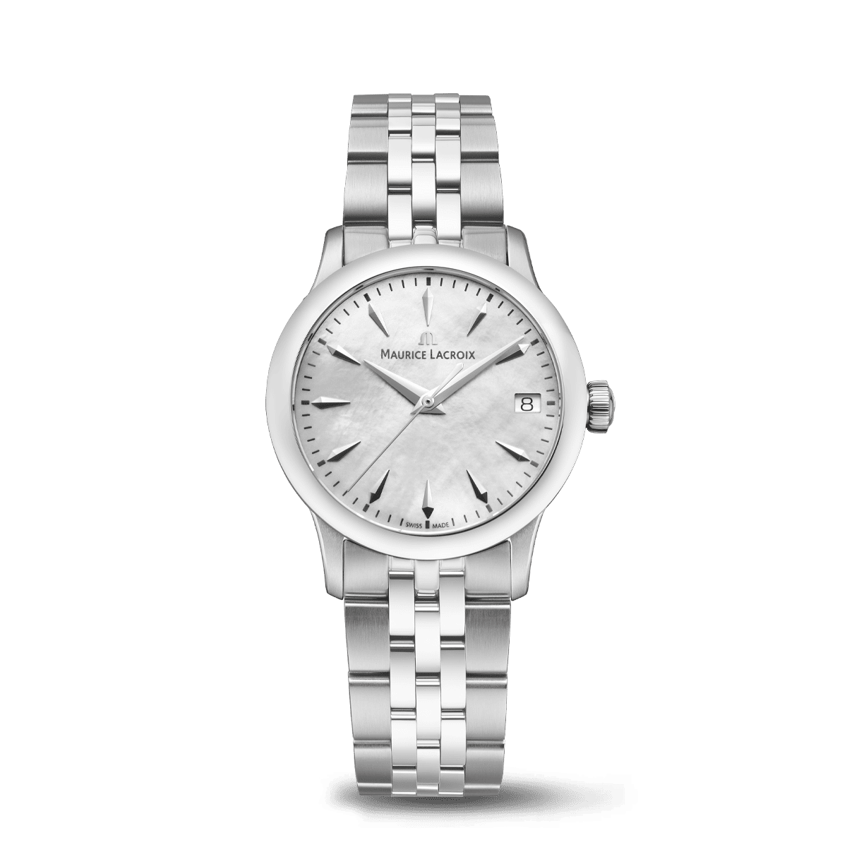 Maurice Lacroix 1975 Quartz 33mm 33mm Mother of Pearl Dial Women's Watch 751006-SS002-160-1