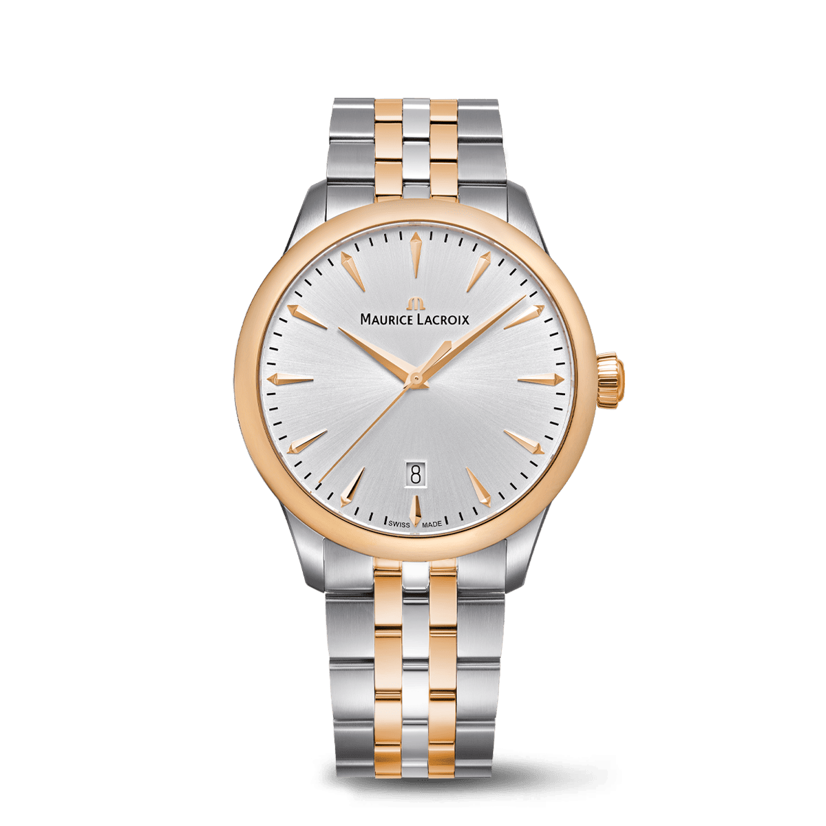 Maurice Lacroix 1975 Quartz Duotone 39mm Silver Dial Men's Watch 751007-PVP12-130-1