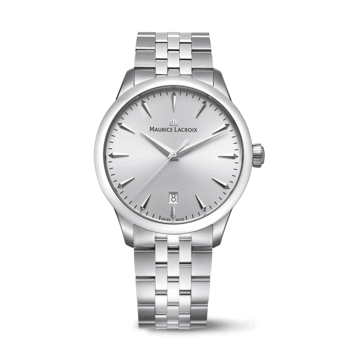 Maurice Lacroix 1975 Quartz 39mm Silver Dial Men's Watch 751007-SS002-130-1