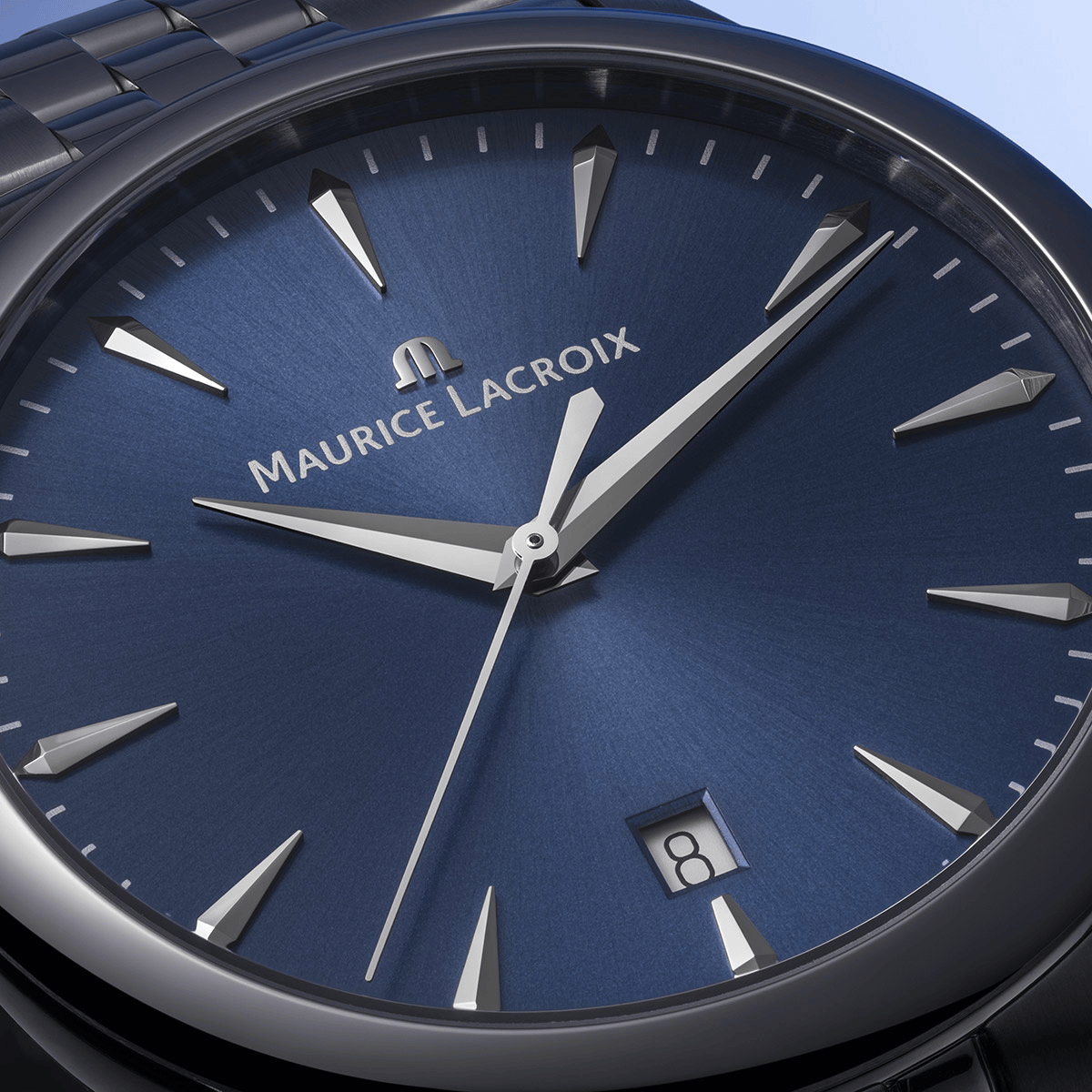Maurice Lacroix 1975 Quartz 39mm Blue Dial Men's Watch 751007