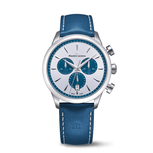 Maurice Lacroix 1975 Quartz Chronograph 40mm 40mm Silver Dial Men's Watch 751038-SS001-131-4