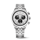 Maurice Lacroix 1975 Quartz Chronograph 40mm Silver Dial Men's Watch 751038-SS002-130-1