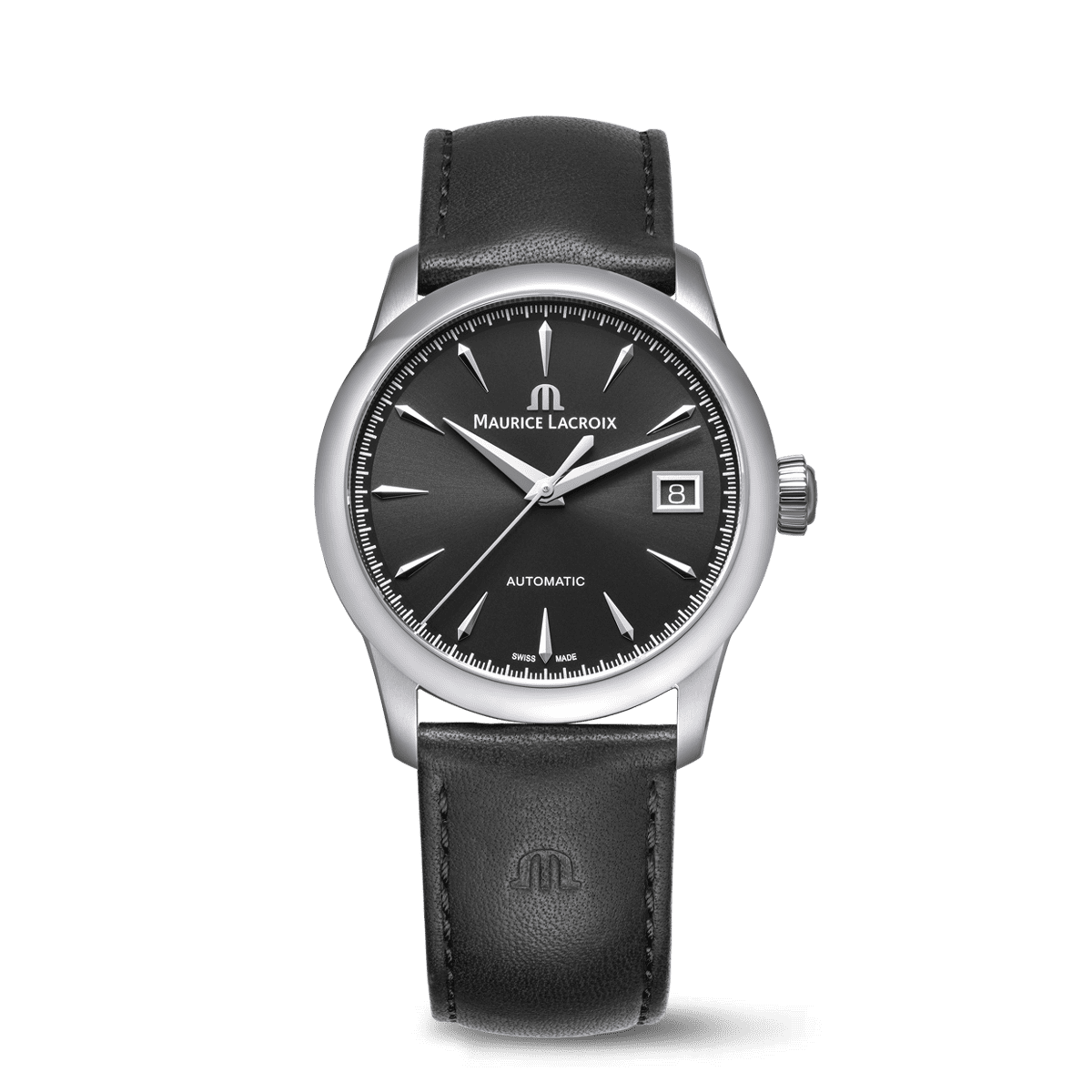 Maurice Lacroix 1975 Automatic 36mm Black Dial Men's Watch 756007-SS001-330-2