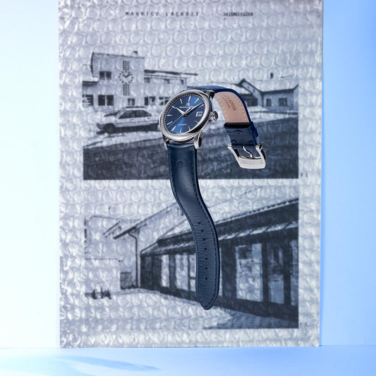 Maurice Lacroix 1975 Automatic 36mm Blue Dial Men's Watch 756007-SS001-430-4