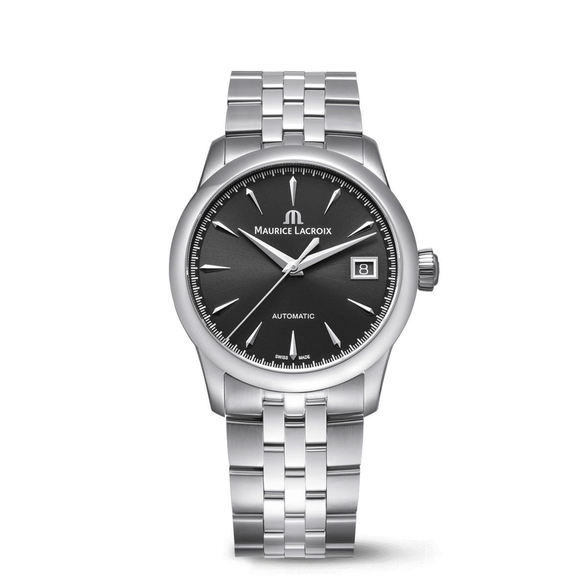 Maurice Lacroix 1975 Automatic 36mm Black Dial Men's Watch 756007-SS002-330-1