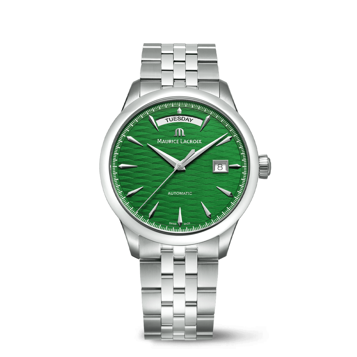 Maurice Lacroix 1975 Automatic Vagues Du Jura 40mm Green Dial Men's Watch 756058-SS002-630-1