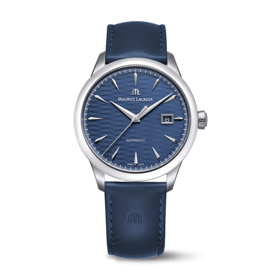 Maurice Lacroix 1975 Automatic Vagues Du Jura 40mm Blue Dial Men's Watch 756108-SS001-430-4