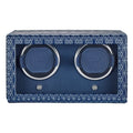 WOLF Signature Double Watch Winder Blue 770224