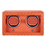 WOLF Signature Double Watch Winder Orange 770239