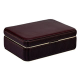 WOLF Bella Medium Jewellery Box Bordeaux 781026
