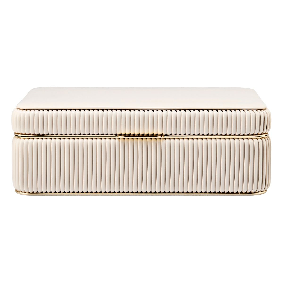 WOLF Bella Medium Jewellery Box Bone 781053