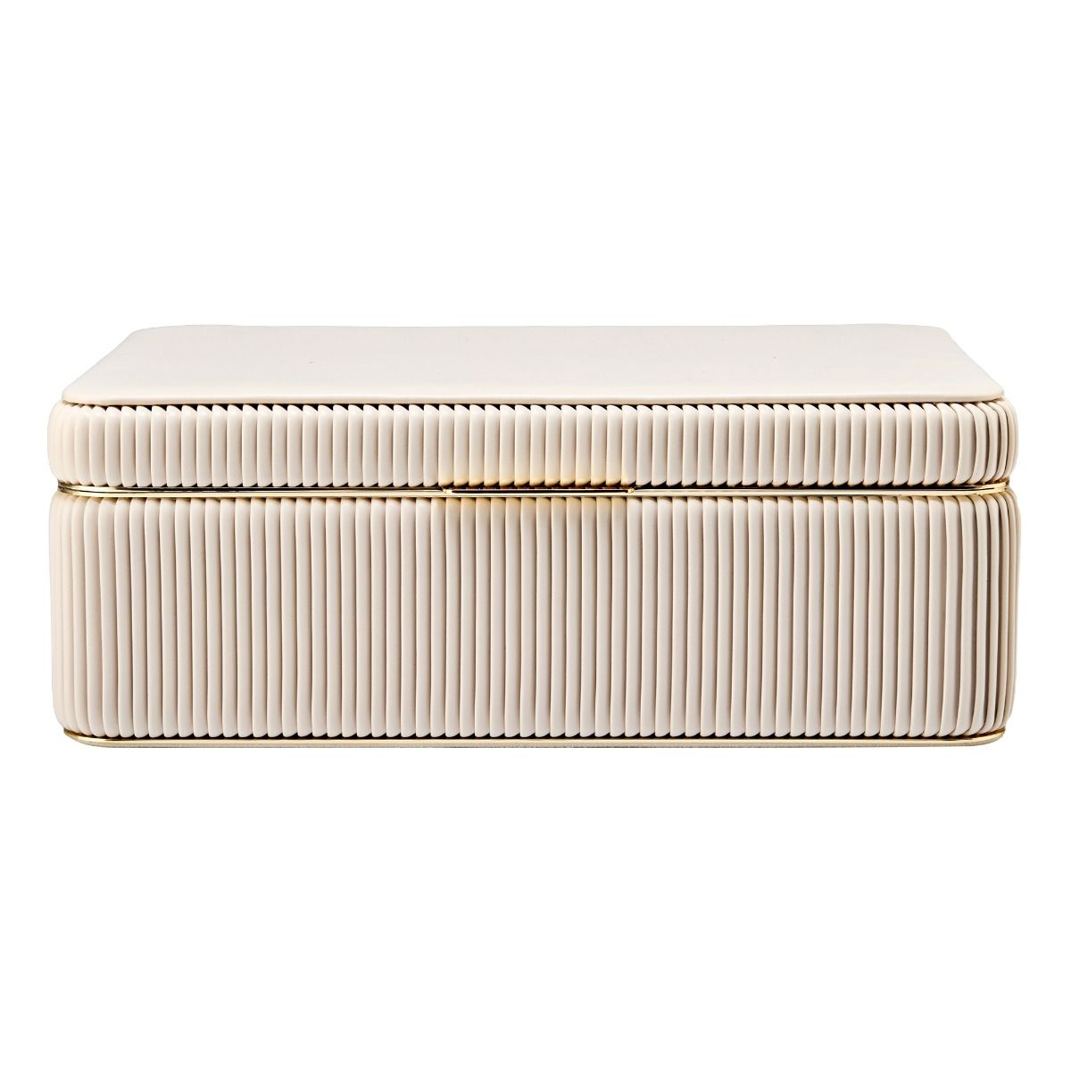 WOLF Bella Large Jewellery Box Bone 781253
