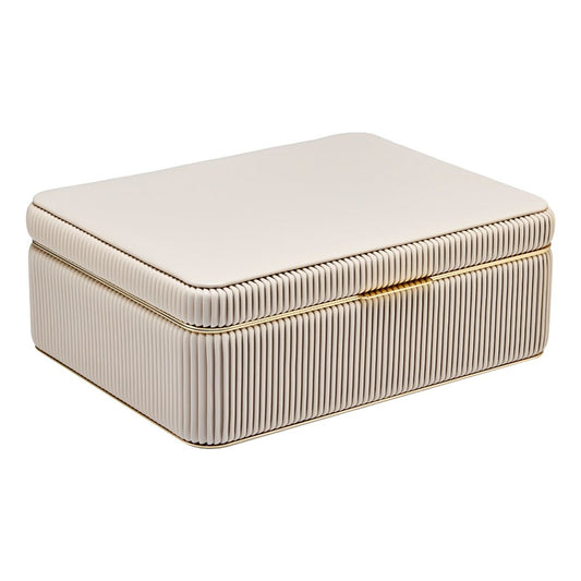 WOLF Bella Large Jewellery Box Bone 781253