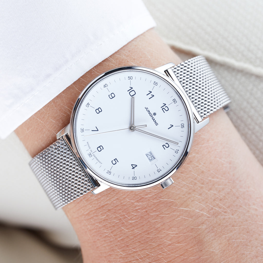 Junghans FORM Damen 34.1mm White Dial Women's Watch 47/4457.44